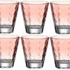 Leonardo Verre Optic Pastell 215 Ml, 6 Pièce/s, Rouge - Verres à Boire -Paderno Shop unnamed file 4821