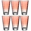Leonardo Verre Optic Pastell 300 Ml, 6 Pièce/s, Rouge - Verres à Boire -Paderno Shop unnamed file 4830