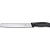 Victorinox Couteau à Pain Swiss Classic Argent/Noir - Couteau De Cuisine -Paderno Shop unnamed file 4836