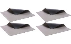Bitz Set De Table 33 Cm X 46 Cm, 4 Pièces, Noir/gris - Nappes De Table