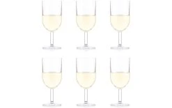 BODUM Verre à Vin Blanc Oktett 270 Ml, 6 Pièce/s, Transparent - Verres à Vin
