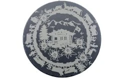 Kadastar Plateau De Service Ascenseur Alpin Ø 30 Cm, Noir - Plat