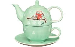 Mila Set De Thé Hello Winter 400 Ml, 1 Pièce/s, Vert Clair - Tasse