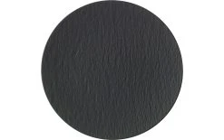 Villeroy & Boch Assiette De Présentation Manufacture Rock Ø 32 Cm, 1 Pièce/s, Noir - Plaque