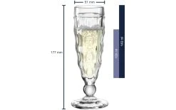 Leonardo Verre à Champagne Brindisi 140 Ml, 6 Pièce/s, Transparent - Verres à Champagne -Paderno Shop unnamed file 4932