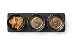 Bitz Plateau De Service Avec Petites Coupelles Noir/Bronze - Plat -Paderno Shop unnamed file 5071