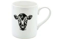 Kadastar Tasse Universelle Vache 400 Ml, 1 Pièce/s, Noir/Blanc - Tasse