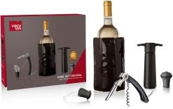 Vacuvin Refroidisseur De Vin Wine Essentials Noir - Refroidisseur De Bouteille
