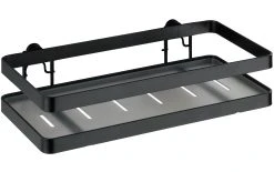 Wenko Etagère Universelle Gala 25 X 12 X 5.5 Cm Noir - Porte-ustensiles De Cuisine