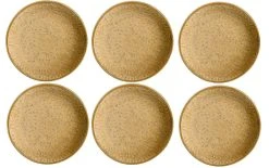 Leonardo Assiettes Pour Le Petit-déjeuner Et à Dessert Matera 6 Pièce/s, Sabler - Plaque