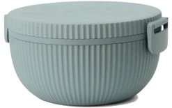 BioLoco Saladier Plant Deluxe Bowl 16 Cm, Gris Bleu - Bol