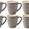 Bitz Tasse à Café 190 Ml, 6 Pièce/s, Gris/Crème - Tasse 2 Bitz Tasse à Café 190 Ml, 6 Pièce/s, Gris/Crème - Tasse -Paderno Shop unnamed file 5196