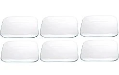 Montana Assiette Non Décorative Carré Ø 27 Cm, 6 Pièce/s, Transparent - Plaque