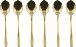 Sambonet Cuillère à Expresso Taste 6 Pièce/s, Champagne - Cuillères