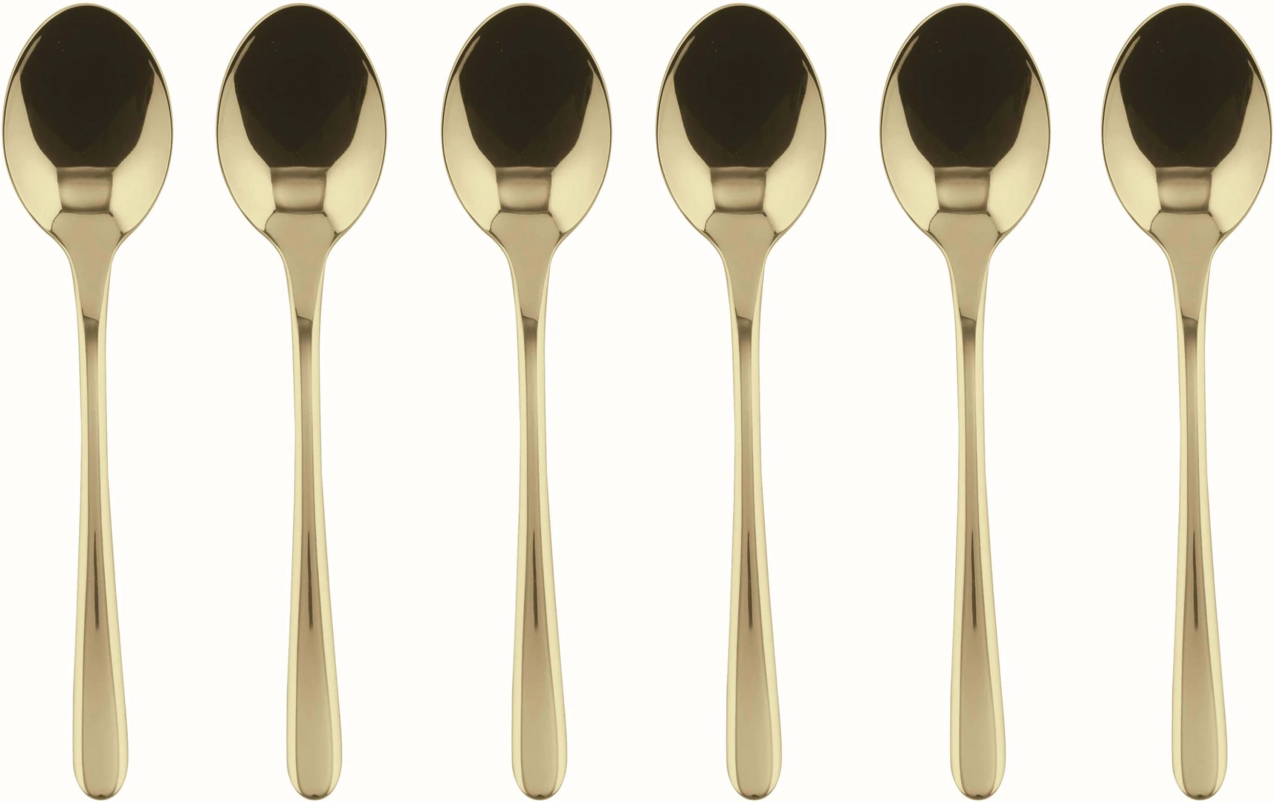 Sambonet Cuillère à Expresso Taste 6 Pièce/s, Champagne - Cuillères 3 Sambonet Cuillère à Expresso Taste 6 Pièce/s, Champagne - Cuillères