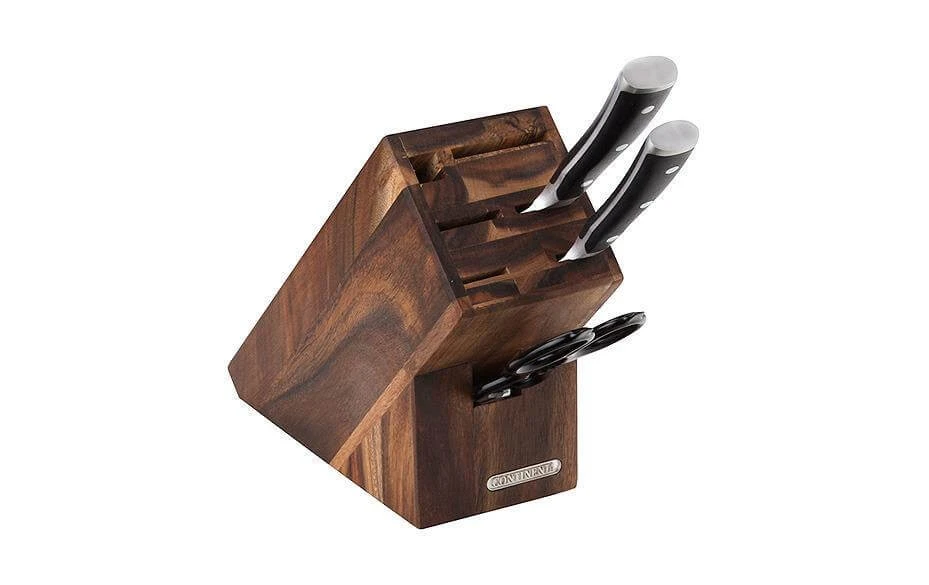 Continenta Bloc De Couteaux Non Assemblé, 6 Acacia - Bloc De Couteaux 3 Continenta Bloc De Couteaux Non Assemblé, 6 Acacia - Bloc De Couteaux