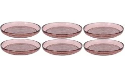 Bitz Assiettes Pour Le Petit-déjeuner Et à Dessert Kusintha Ø 18 Cm, 6 Pièce/s, Rose - Plaque