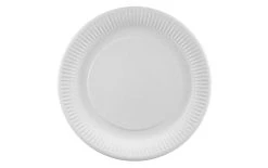 Papstar Assiettes Jetables Pure 26 Cm, 25 Pièce/s, Blanc - Vaisselle Jetable