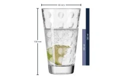 Leonardo Verre Optic 300 Ml, 6 Pièce/s, Transparent - Verres à Boire -Paderno Shop unnamed file 534