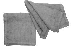 Pichler Serviette En Tissu Liska 40 Cm X 40 Cm, 6 Pièce/s, Gris - Serviettes