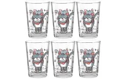 Montana Verre Pour Enfant Chat 210 Ml, 6 Pièce/s, Transparent - Verres à Boire