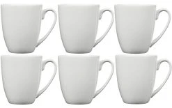 Bitz Tasse à Café 300 Ml, 6 Pièce/s, Blanc - Tasse