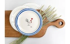 Mila Assiettes Pour Le Petit-déjeuner Et à Dessert Happy Morning 4 Pièce/s, Blanc - Plaque -Paderno Shop unnamed file 5441