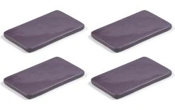 Bitz Plat De Service 22 X 12.8 Cm 4 Pièces, Lilas - Plat