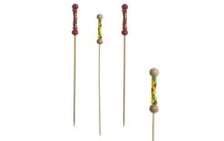 Papstar Pearl Piques Décoratifs Mexico 250 Pièce/s Jaune/Rouge - Couverts Jetables