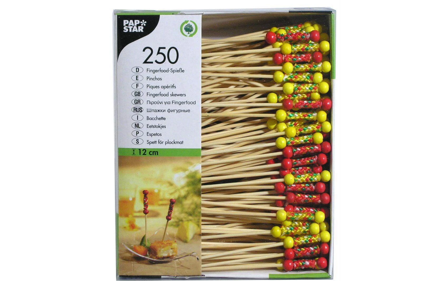 Pearl Piques décoratifs Mexico 250 Pièce/s Jaune/Rouge - Couverts jetables Papstar Pearl Piques Décoratifs Mexico 250 Pièce/s Jaune/Rouge - Couverts Jetables -Paderno Shop unnamed file 547