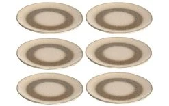 Leonardo Assiette Non Décorative Matera Ø 23 Cm, 6 Pièce/s, Sabler - Plaque