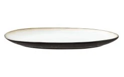 Bitz Plat De Service 36 X 25 Cm Noir/Crème - Plat
