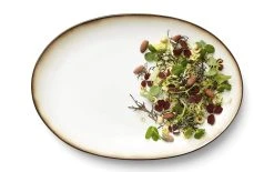 Bitz Plat De Service 36 X 25 Cm Noir/Crème - Plat -Paderno Shop unnamed file 5491