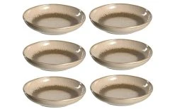 Leonardo Assiette De Soupe Et De Pâtes Matera Ø 21 Cm, 6 Pièce/s, Sabler - Plaque