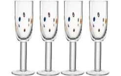 Leonardo Verre à Champagne Fiori 180 Ml, 4 Pièce/s, Transparent - Verres à Champagne