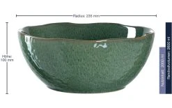 Leonardo Saladier Matera 25 Cm, 2 Pièce/s, Vert - Bol 4 Leonardo Saladier Matera 25 Cm, 2 Pièce/s, Vert - Bol -Paderno Shop unnamed file 5553