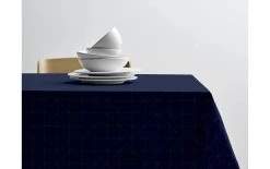 Södahl Nappe Damask 140 X 270 Cm, Indigo - Nappes De Table
