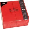 Papstar Serviettes En Papier Buffet 33 Cm X 33 Cm, 80 Pièce/s, Rouge - Serviettes -Paderno Shop unnamed file 56