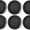 Bitz Assiettes Pour Le Petit-déjeuner Et à Dessert Ø 21 Cm, 6 Pièce/s, Galaxy Black - Plaque -Paderno Shop unnamed file 5601