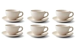 Bitz Tasse à Café 240 Ml, 6 Pièce/s, Crème - Tasse