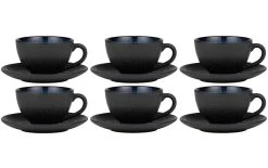 Bitz Tasse à Café 240 Ml, 6 Pièce/s, Noir/Bleu Foncé - Tasse