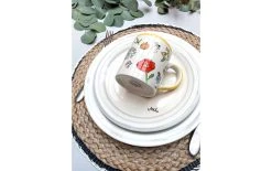 Mila Tasse à Café Lovely Flowers 280 Ml, 6 Pièce/s, Blanc - Tasse -Paderno Shop unnamed file 5686