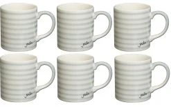 Mila Tasse à Café Skandinavian Grey 280 Ml, 6 Pièce/s, Gris Clair - Tasse