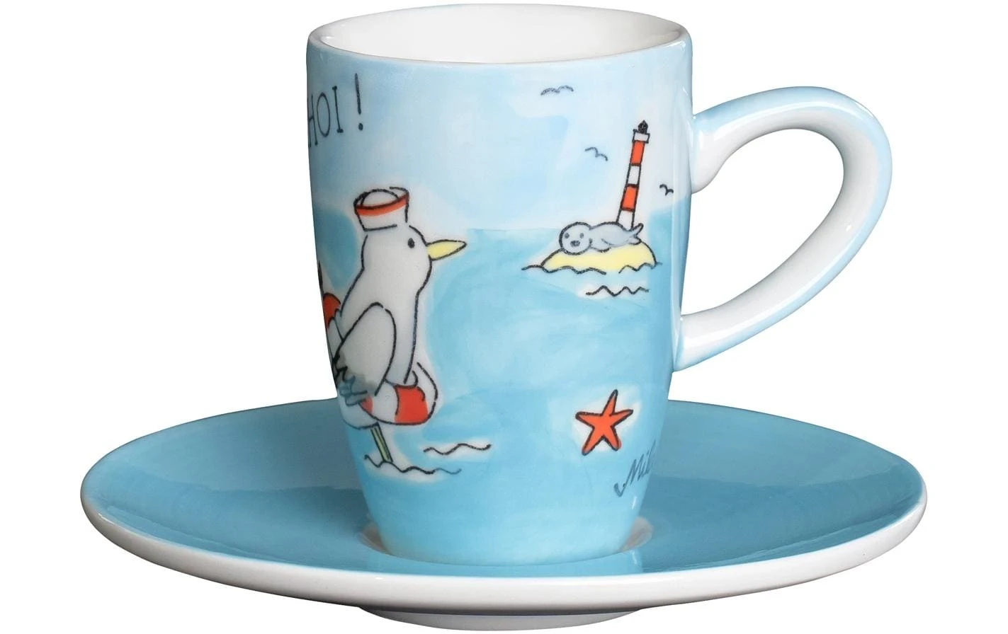 Mila Tasse à Expresso Ahoi 60 Ml , 6 Pièce/s, Bleu - Tasse 4 Mila Tasse à Expresso Ahoi 60 Ml , 6 Pièce/s, Bleu - Tasse - Image 2