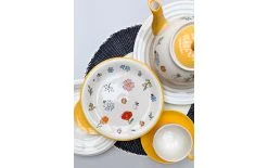 Mila Tasse à Expresso Lovely Flowers 70 Ml, 6 Pièce/s, Jaune/Blanc - Tasse -Paderno Shop unnamed file 5697