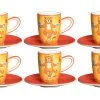 Mila Tasse à Expresso Oommh Morgengruss 60 Ml , 6 Pièce/s, Orange - Tasse -Paderno Shop unnamed file 5698