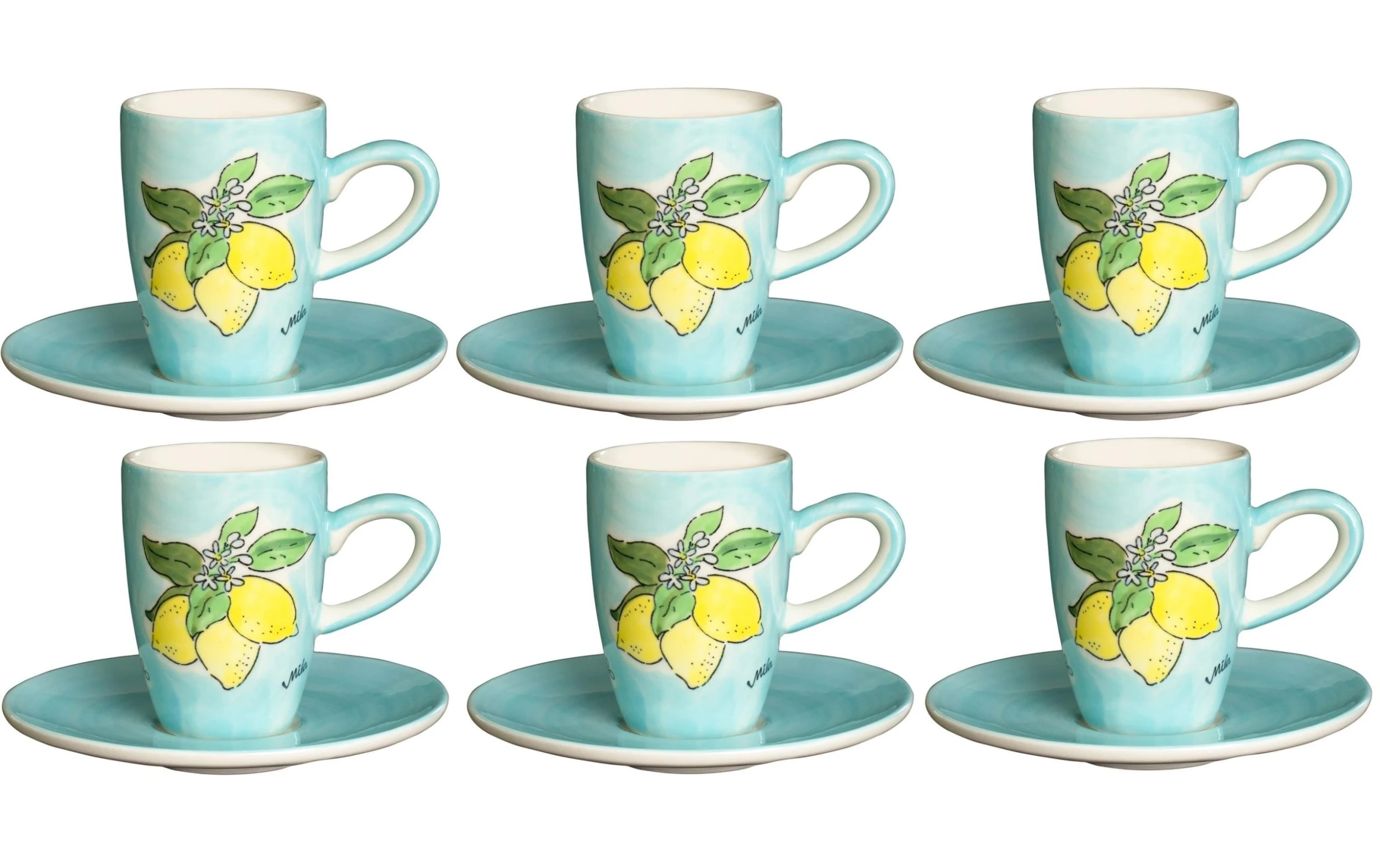 Tasse à expresso Tutto Limone 60 ml , 6 Pièce/s, Bleu clair - Tasse Mila Tasse à Expresso Tutto Limone 60 Ml , 6 Pièce/s, Bleu Clair - Tasse -Paderno Shop unnamed file 5700 scaled