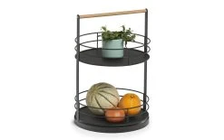 Zeller Present Plateau De Service Noir - Plateau De Service