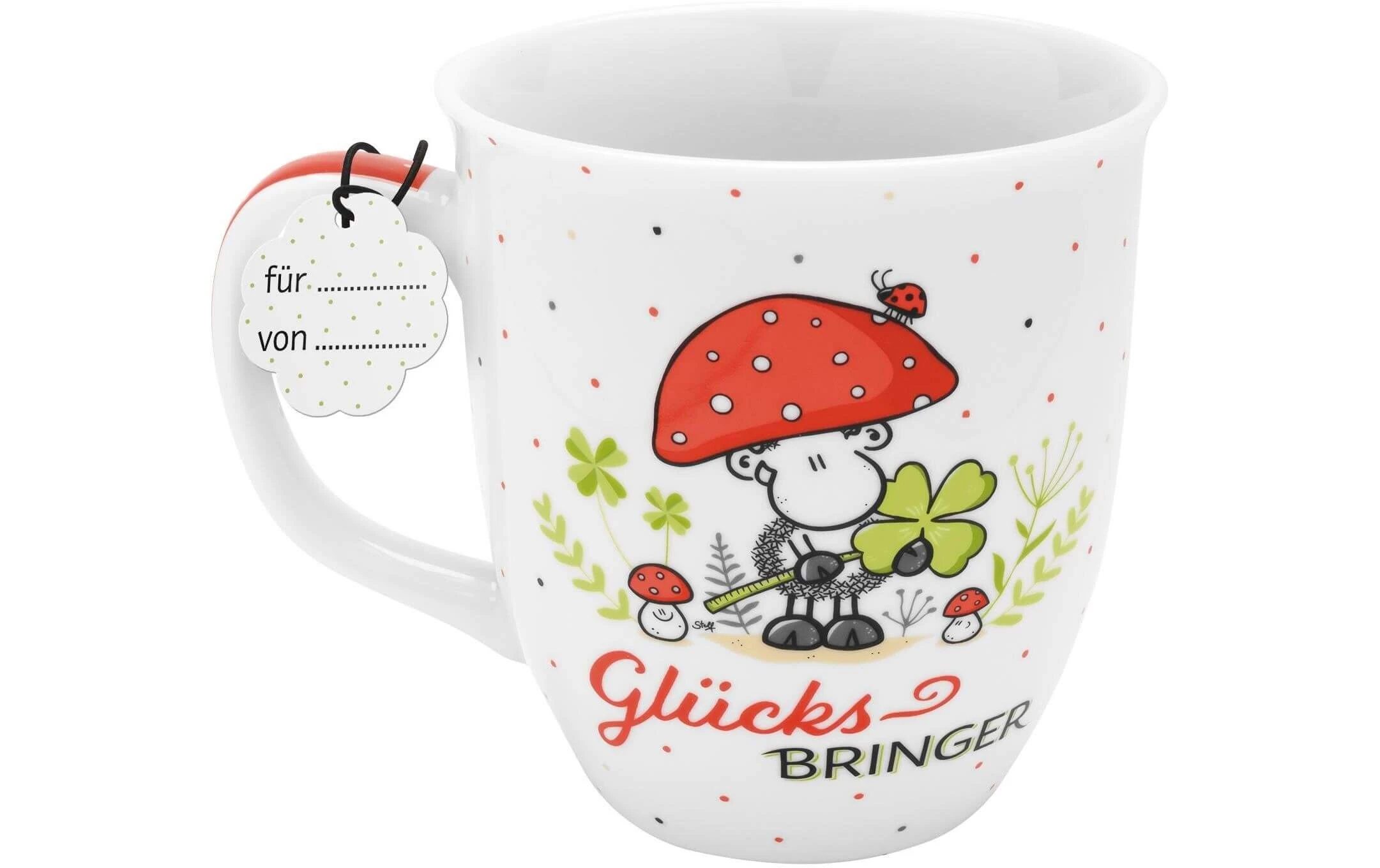 Sheepworld Tasse Universelle Glücksbringer 400 Ml, 1 Pièce/s, Blanc - Tasse 4 Sheepworld Tasse Universelle Glücksbringer 400 Ml, 1 Pièce/s, Blanc - Tasse - Image 2