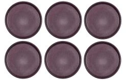 Bitz Assiette Non Décorative Ø 27 Cm, 6 Pièces, Noir/violet - Plaque